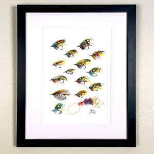 Salmon flies Print
