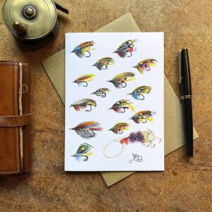 Salmon flies Card 1
