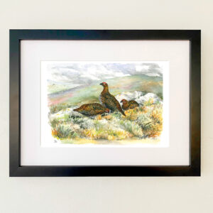 Three Grouse Print